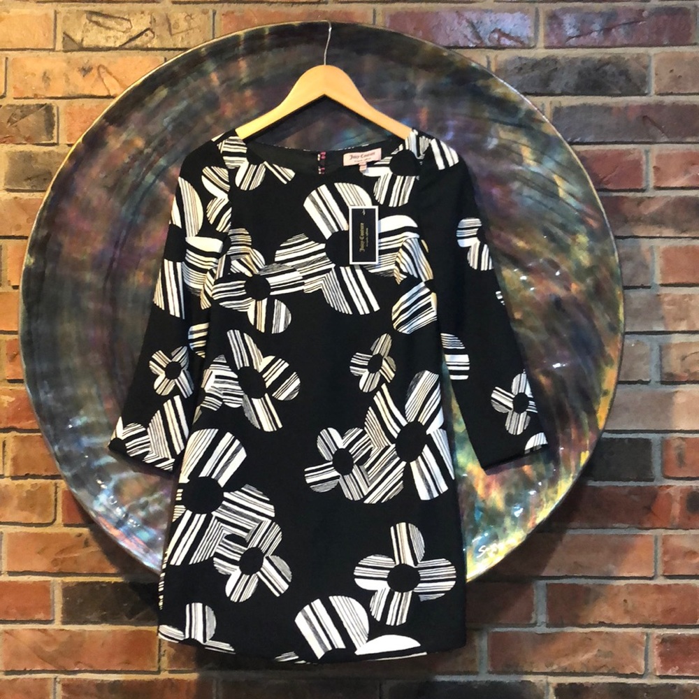 Juicy Couture Striped Floral Dress
